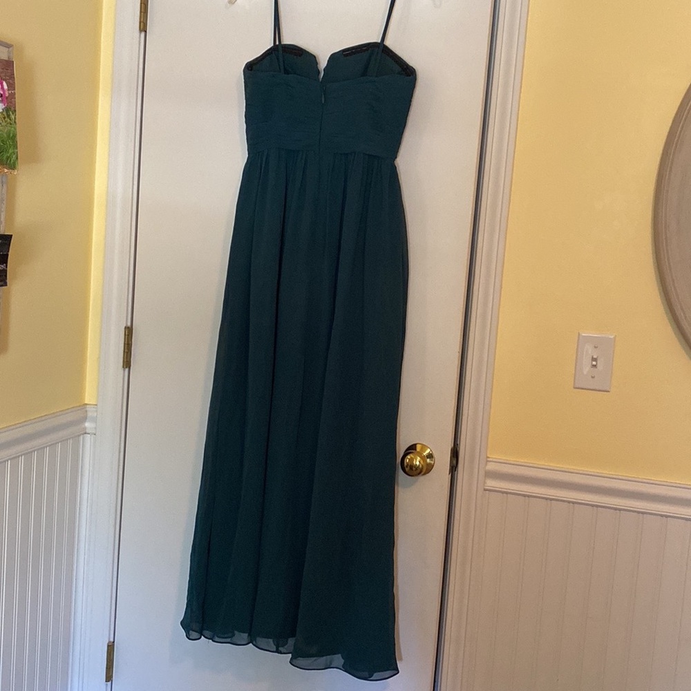 Azazie bridesmaid dress in Pine
